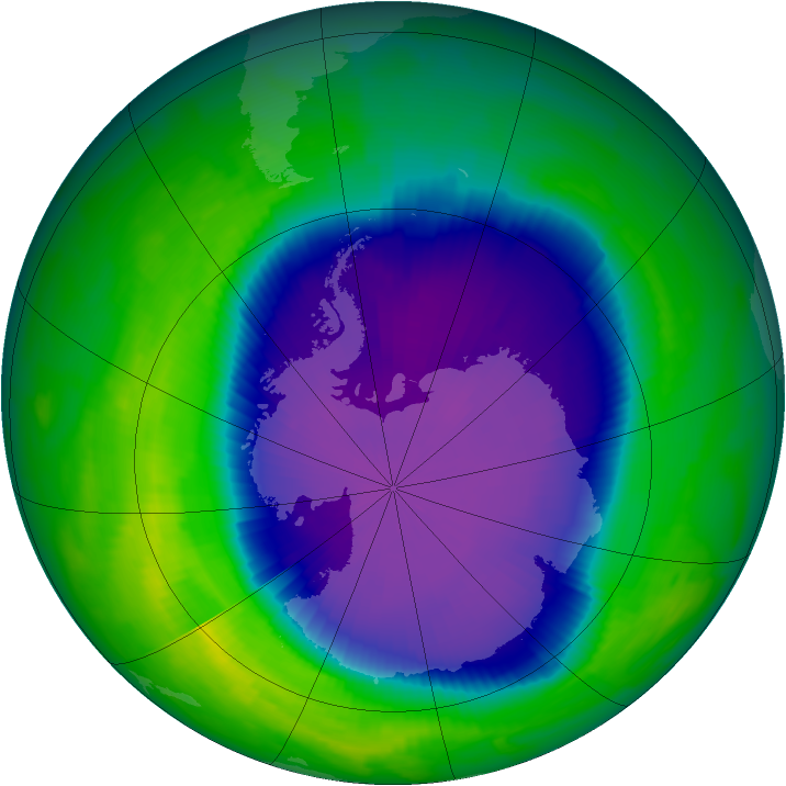 Ozone Map 1996-10-04